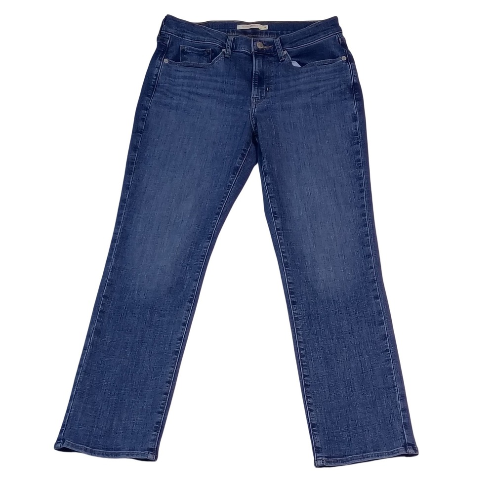 Levis Classic Straight Jeans Womens 4M W27 L30 Fits 29x28 Medium Wash Denim